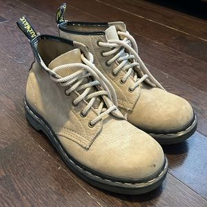 Dr. Marten Made in England Suede Combat Boots